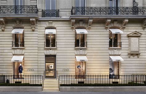 fendi paris boutique|fendi showroom.